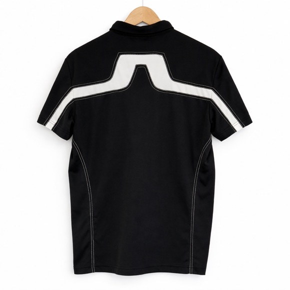 Black & White J. Lindeberg Performance Polo - Large - Picture 2 of 8